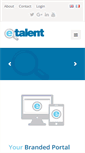 Mobile Screenshot of etalent.net
